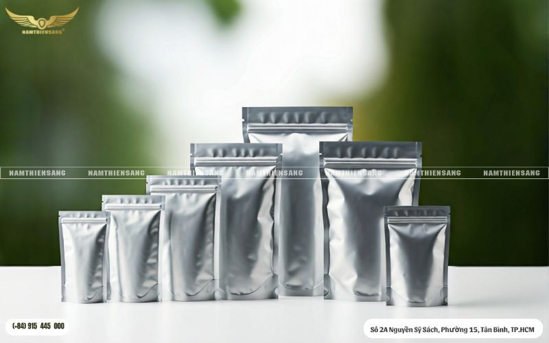 các kích thước túi nhôm